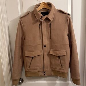 Wool & Cashmere Surface To Air Tan Jacket
